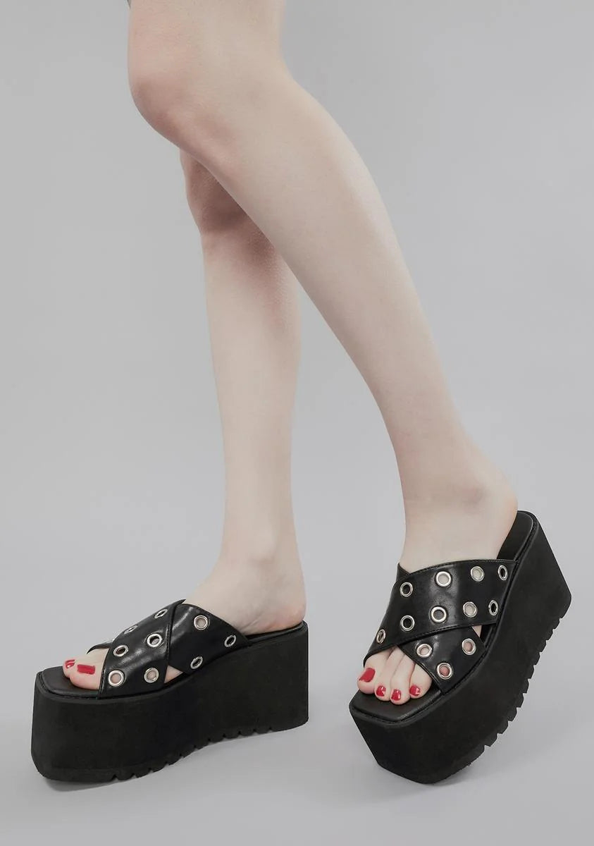 Darkest Summer Platform Sandals