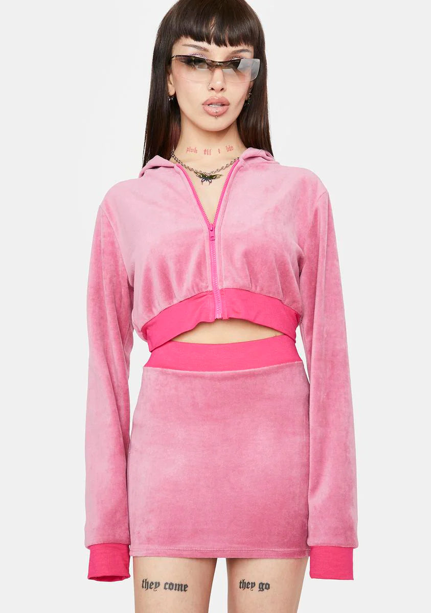 Life Into Luxury Velour Hoodie