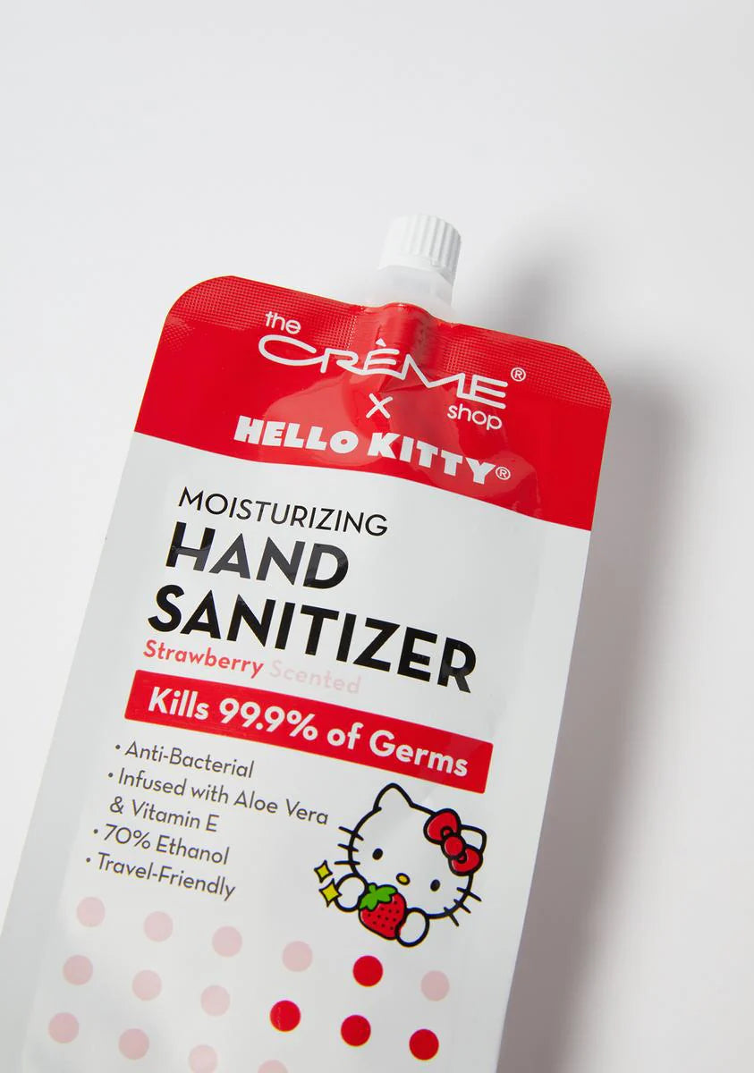 Strawberry Hello Kitty Sanitizer In Pouch