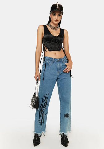 Midnight The Way I Feel Corset Top