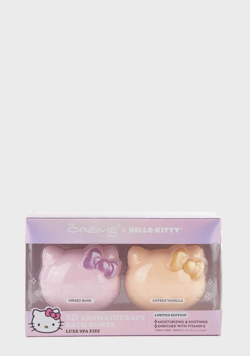 x Hello Kitty Wonder Fizz Bath Bomb Duo