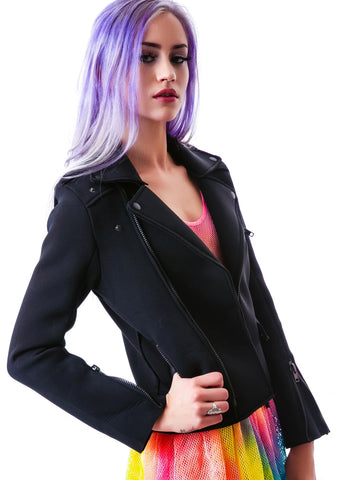 Neoprene Moto Jacket