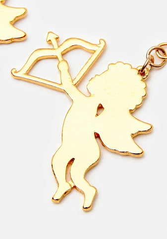 Cupid's Arrow Drop Earrings