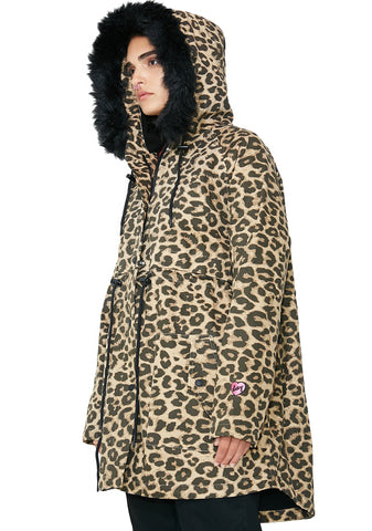 Purrfect Printed Parka