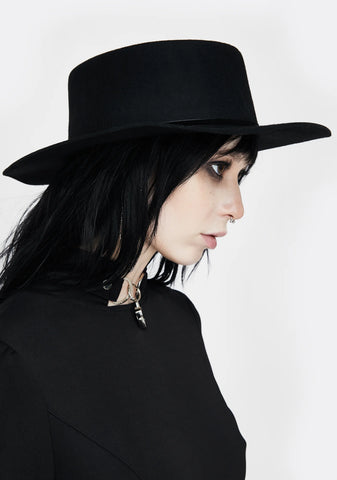 Night Cast Spells Wide Brim Hat