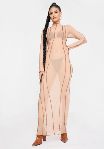 Blow Your Mind Mesh Maxi Dress