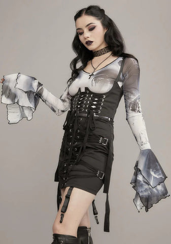 Tragic Accident Printed Blouse