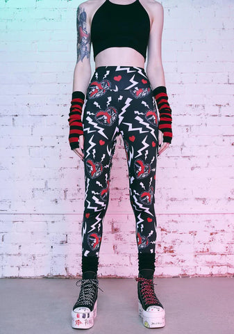 Electric Love Printed Leggings