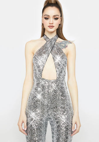All Night Long Sequin Jumpsuit