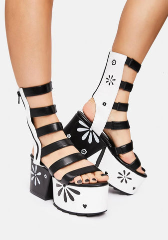 Imperfections Platform Sandals