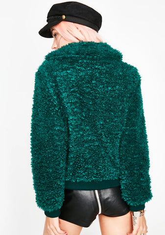 Dank Love Bird Fuzzy Jacket