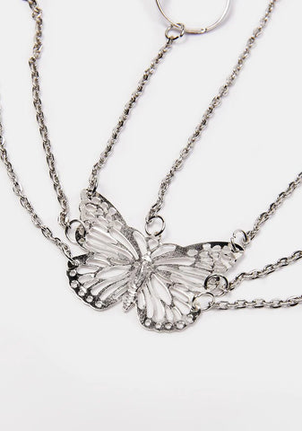 Butterfly Charmer Ringed Bracelet