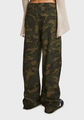 Aya Low-Rise Cargo Pants