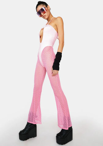 Aerobics Club Halter Jumpsuit