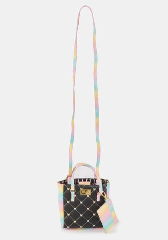 Quilted Vegan Leather Crossbody Bag