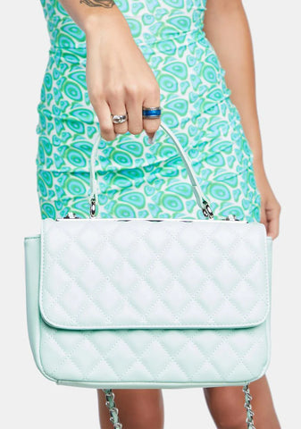 Mint The Vienna Quilted Crossbody Shoulder Handbag