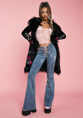 House Party Denim Flare Jeans