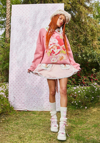 Rosy Cheeked Day Oversized Sweater