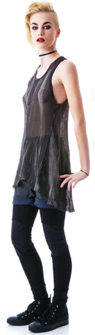 Industrial Mesh Tank - Black