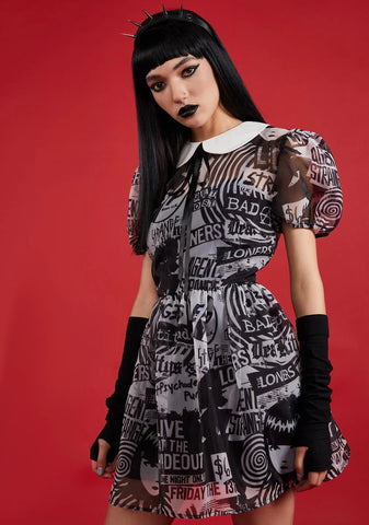 Bad Attitude Organza Dress