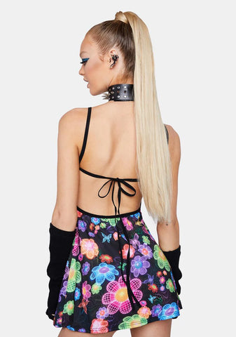 Sonic Bloom Mini Dress