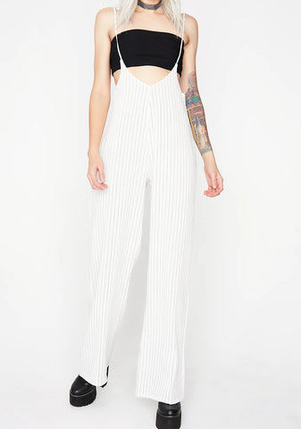 Lucky Strike Striped Jumpsuit