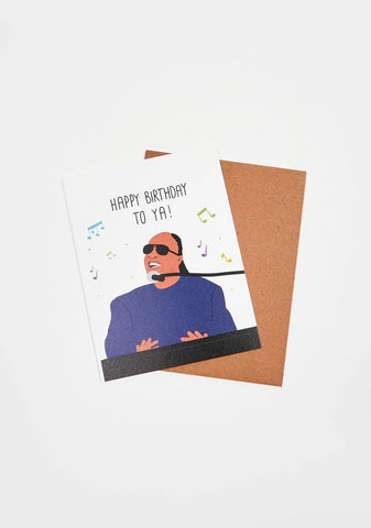 Stevie Wonder Card