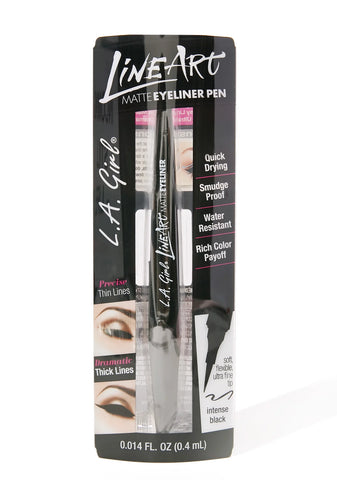 Intense Black Matte Line Art Eyeliner