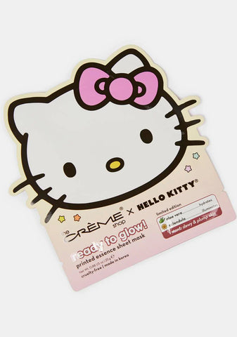 Hello Kitty Ready To Glow Printed Essence Sheet Mask