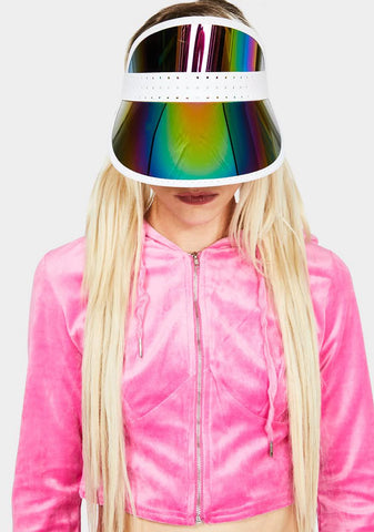 No Pictures Please Iridescent Visor