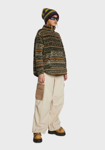 Tapestry Fleece Sweater