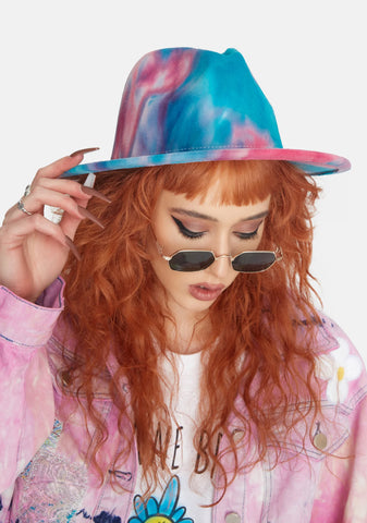 Aqua Skies Of Wonder Tie Dye Hat