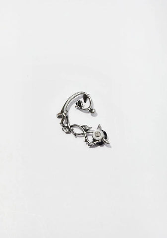 Black Rose Ear Wrap