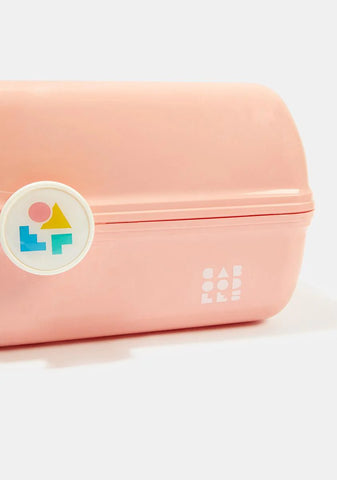 On The Go Girl Peach Marble Caboodle