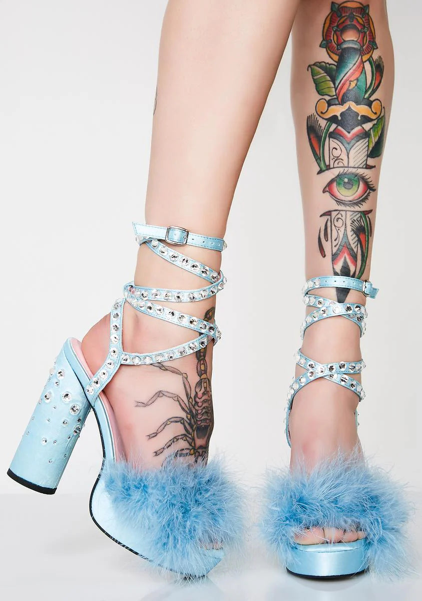 Boudoir Baby Fluffy Heels
