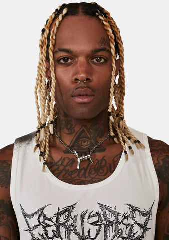 Distortion Barbed Wire Charm Necklace