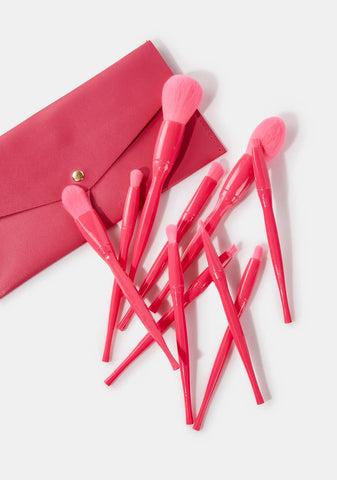 Bubblegum A Little Zany Makeup Brush Set