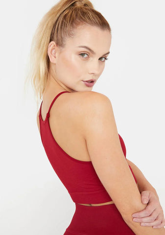 Love Get Lucky High Neck Bra Top