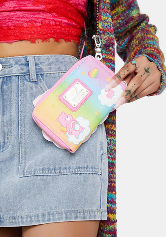 Care Bears Stare Zip Around Wallet