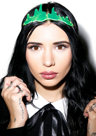 Yer A Drip Tiara - Black