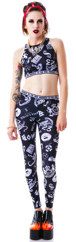 St Marks Crop Top - White