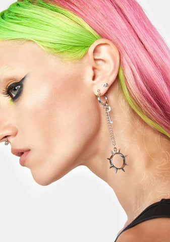 Cuffs Up Drop Earrings