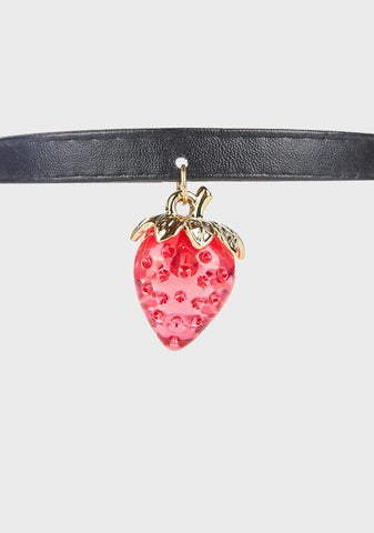 Craved Flavors Vegan Leather Choker
