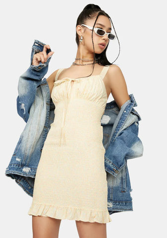 My Fav Floral Smocked Mini Dress