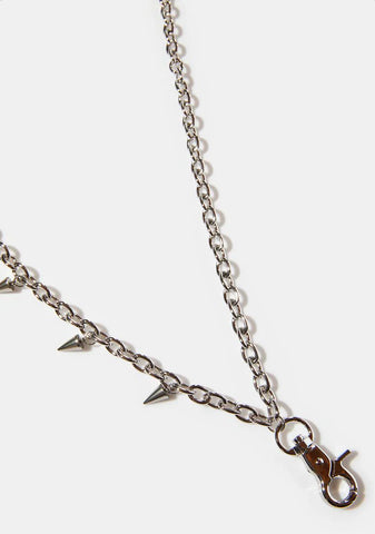 Live Hardcore Spike Chain Belt