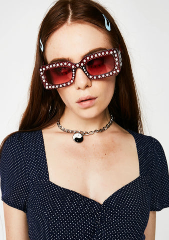 Heart Upper Class Pearl Sunglasses