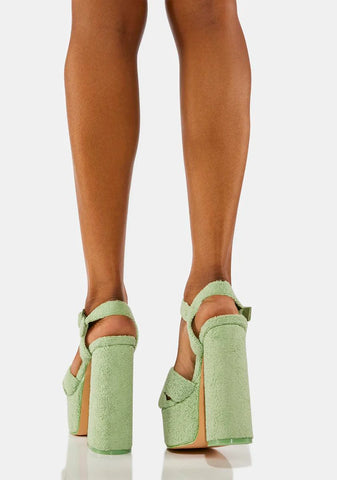 Mint Content Platform Heels