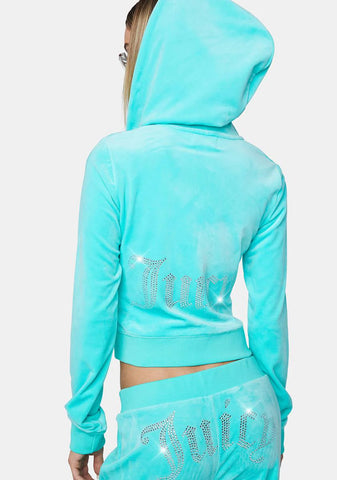 OG Big Bling Velour Hoodie