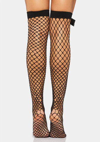 Unlimited Love Fishnet Thigh Highs