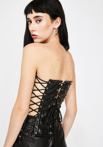 Top Drawer Lace-Up Corset